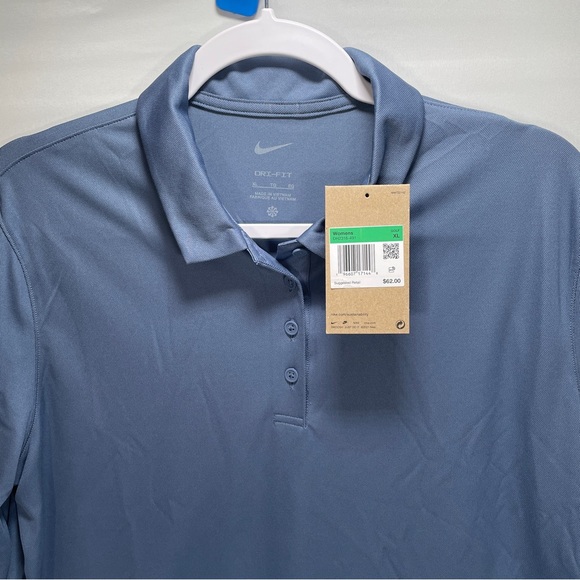 NWT XL Nike Dri-Fit Victory Women's long sleeve Polo - Picture 4 of 6